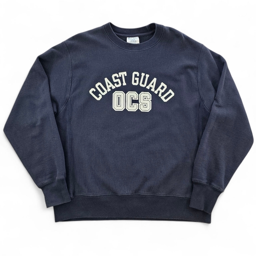 Champion Reverse Weave Coast Guard OCS Navy Sweatshirt Men’s Large
